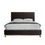 Birlea Helsinki Double Bed Upholstered in Brown Faux Leather