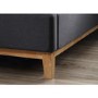 Birlea Helsinki Double Bed Upholstered in Grey 