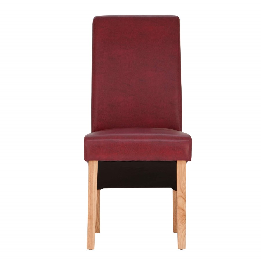 World Furniture Henley Red Faux Leather Dining Chair