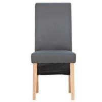 World Furniture Pair of Henley Dining Chairs in Grey