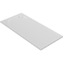 1400x800mm Rectangular Shower Tray – Slimline 30mm – Solid Polymarble – Anti-Slip – White – Hendra