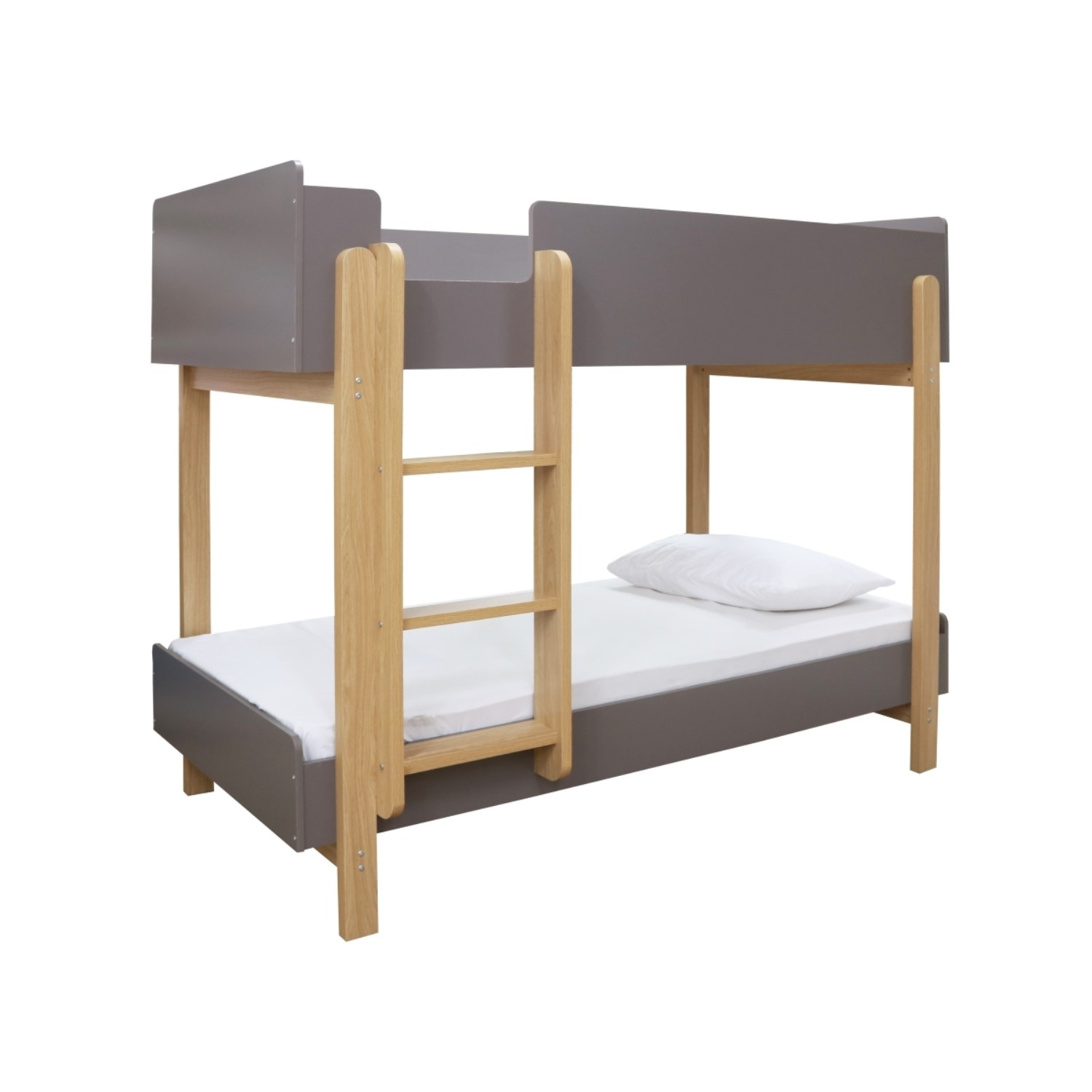 Photo of Grey and oak bunk bed - hero - lpd