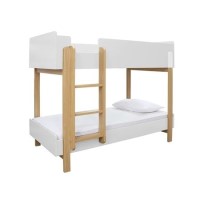 LPD Hero Bunk Bed - White and Oak LPD Hero Bunk Bed - White and Oak