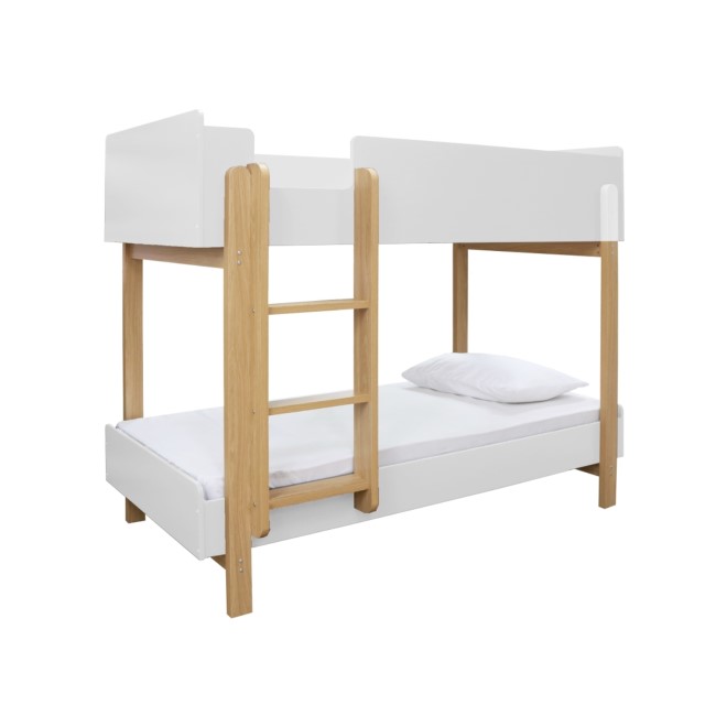 LPD Hero Bunk Bed - White and Oak