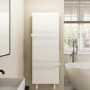 White Vertical Panel Radiator with Towel Bars 1220 x 452mm - Hesperia