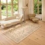 Washable Green and Orange Vintage Floral Rug - 230 x 160 cm - Country Paisley - Origins