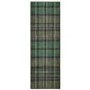 Washable Green Plaid Runner Rug - 220 x 75 cm - Isla - Origins