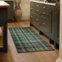 Washable Green Plaid Rug - 275 x 185 cm - Isla - Origins