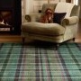 Washable Green Plaid Rug - 275 x 185 cm - Isla - Origins