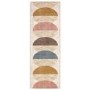 Washable Multi-Coloured Geometric Runner Rug - 220 x 75 cm - Eclipse - Origins