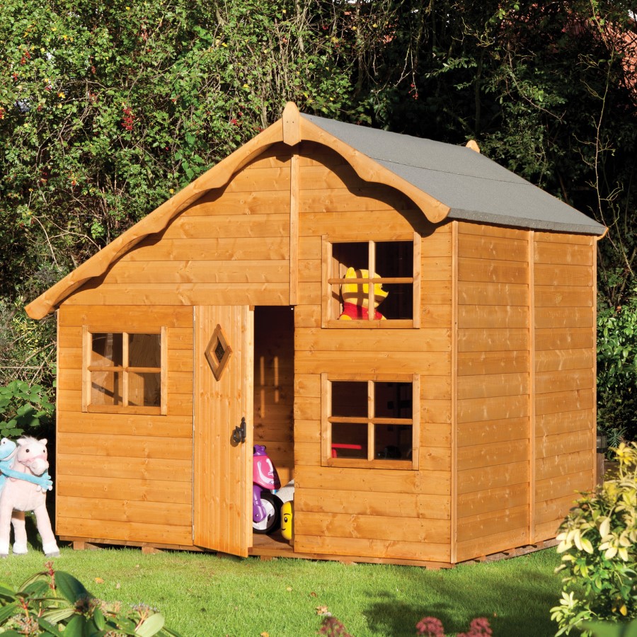 Rowlinson Swiss Cottage Playhouse - 219cm x 250cm