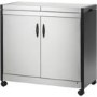 Connoisseur Hostess Trolley - Brushed Steel HL6232BS