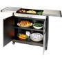 Connoisseur Hostess Trolley - Brushed Steel HL6232BS