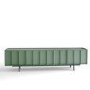 Large Green TV Unit with Storage - TV's up to 70" - Helmer