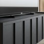 Small Black Oak TV Stand with Storage - TV's up to 50" - Helmer