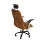 GRADE A1 - Tan Faux Leather Executive High Back Office Chair - Harlan