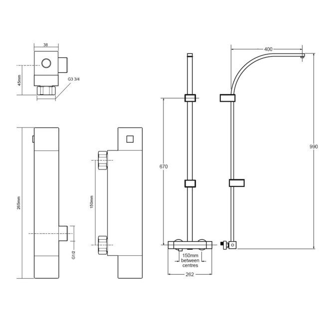 Triton Showers Senata Mixer Shower