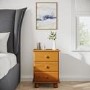 ONLY OPENED - Hamilton 3 Drawer Bedside Table in Pine
