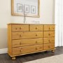 GRADE A1 - Hamilton 2+3+4 Wide Chest of Drawers in Pine