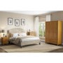 GRADE A2 - Solid Pine Double Wardrobe with Drawers - Hamilton