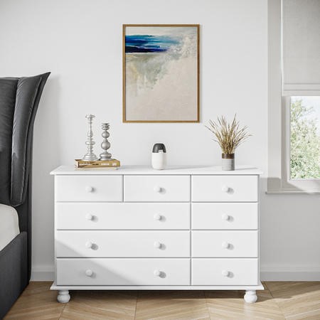Hamilton 2 3 4 Wide Chest Of Drawers In White Furniture123 - Better Homes And Gardens Dresser Rustic White Hamilton 2 3 4 Wide Chest Of Drawers In White Furniture123 - Better Homes And Gardens Dresser Rustic White