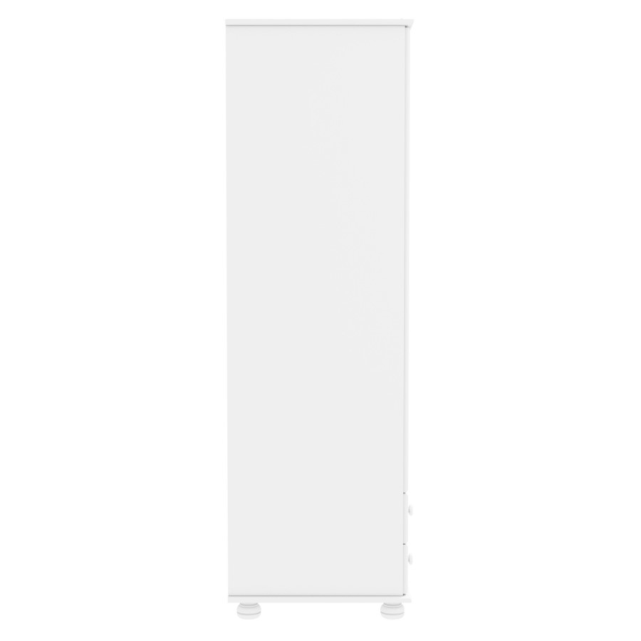 GRADE A1 - Hamilton 3 Door 4 Drawer Wardrobe in White