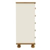 GRADE A1 - Hamilton 2+4 Chest of Drawers in Cream and Pine