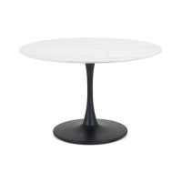 Round Marble Dining Table - Seats 4 - Julian Bowen