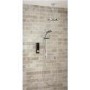 Triton HOME Digital Mixer Shower Pumped All-in-One with Round Fixed Head & Slider Rail Kit Low Pressure Gravity