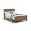 Hoxton Wooden Double Bed Frame with Rustic Oak Finish - Julian Bowen
