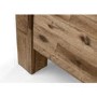 Rustic Oak Super King Bed Frame with Footboard - Hoxton - Julian Bowen