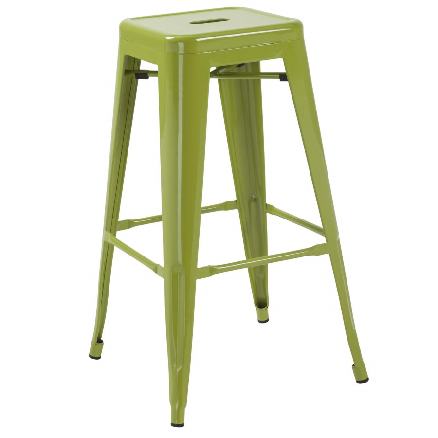 LPD Pair of Hoxton Bar Stool Pair In Green