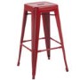 LPD Pair of Hoxton Bar Stool in Red