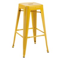 LPD Pair of Hoxton Bar Stools in Yellow