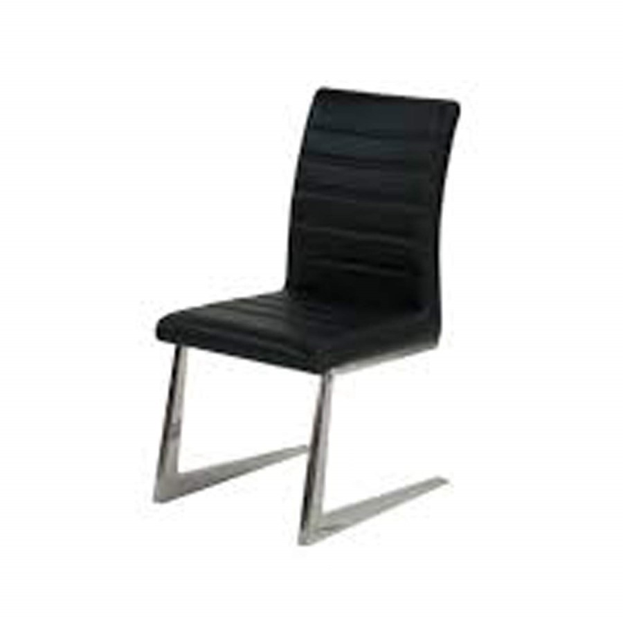 Wilkinson Furniture Harper Set of 6 Dining Chairs in Black 