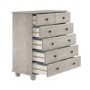 ONLY OPENED - Warm Grey Chest of 6 Drawers - Hampton