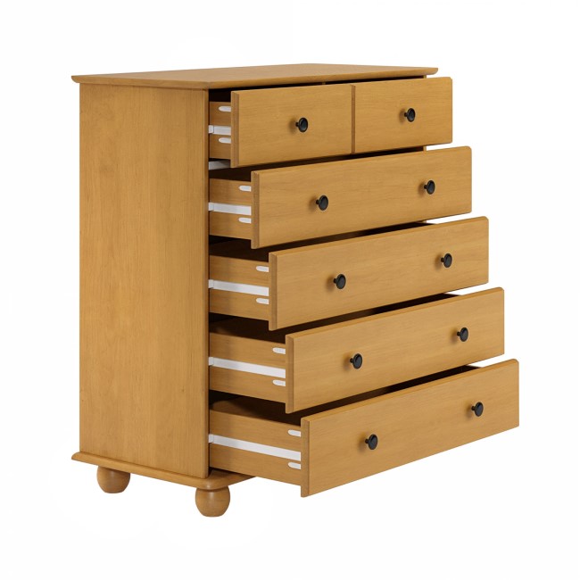 Pine Chest of 6 Drawers - Hampton