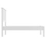 Harper Solid Wood Double Bed Frame in White