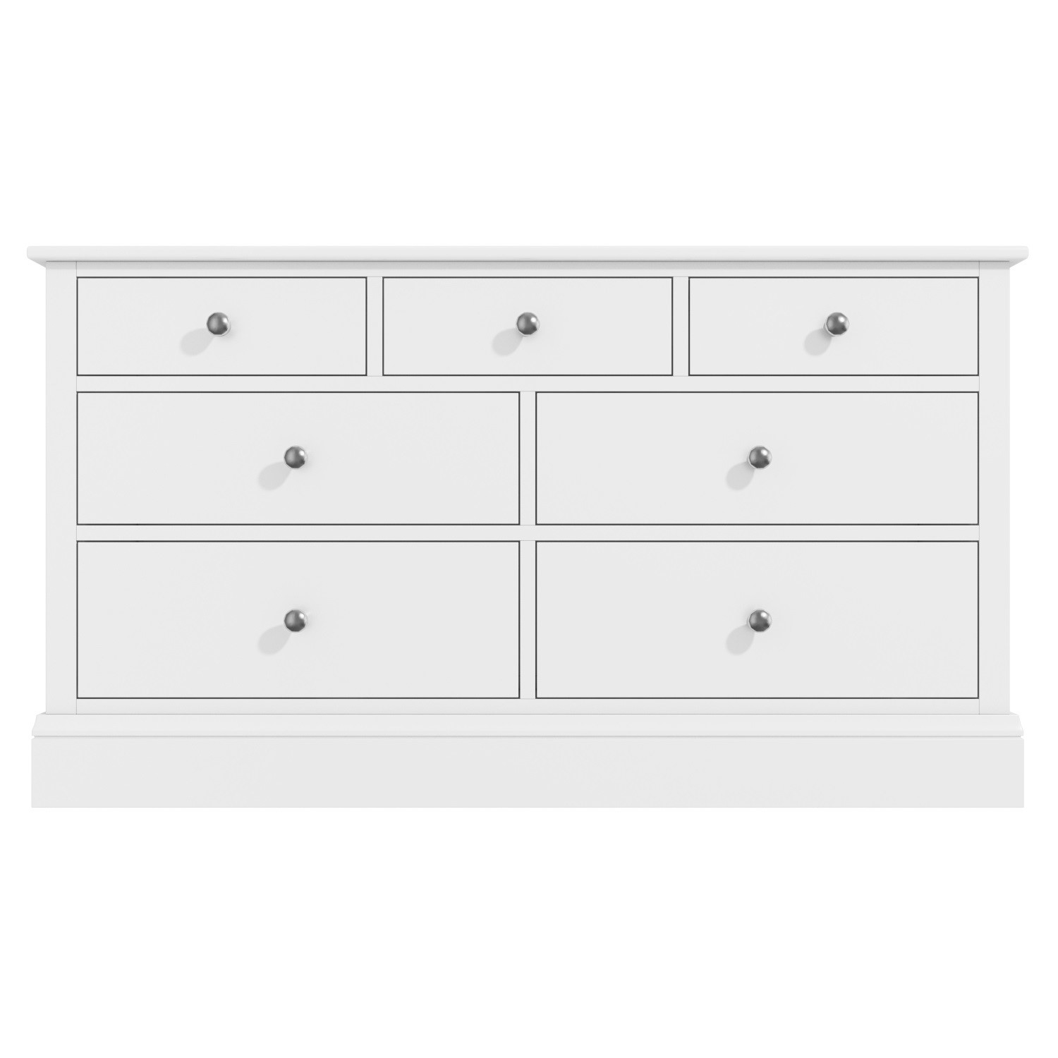 Wide White Painted Solid Wood Chest Of 7 Drawers Harper Furniture123 wide-white-painted-solid-wood-chest-of-7-drawers-harper-furniture123