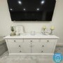 Harper White Solid Wood 4+3 Wide Chest of Drawers