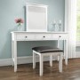 GRADE A1 - Harper White Solid Wood Dressing Table
