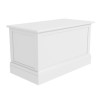 GRADE A1 - Harper White Solid Wood Blanket Box