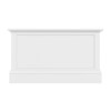 GRADE A1 - Harper White Solid Wood Blanket Box