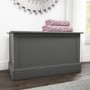 Harper Grey Solid Wood Blanket Box