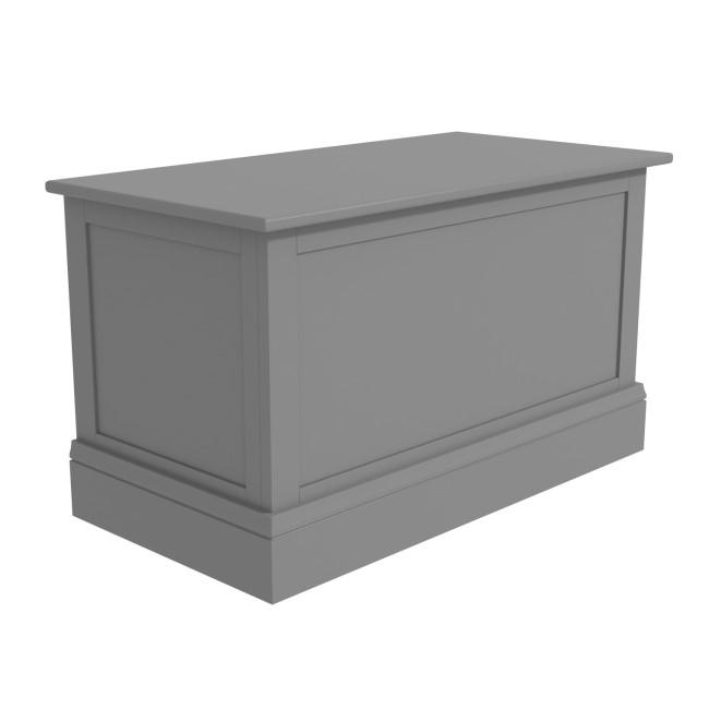 Harper Grey Solid Wood Blanket Box