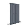 Riace Anthracite Horizontal Flat Designer Radiator 600x408mm Single Panel 953 BTU