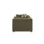 ALMOST PERFECT - Hudson Khaki Green Velvet 3 Seater Sofa