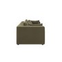 Khaki Green Velvet 3 Seater Sofa - Hudson