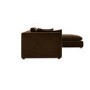 Large Chocolate Brown Velvet 4-Seater Reversible Chaise Corner Sofa – Hudson  
