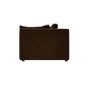 Large Chocolate Brown Velvet 4 Seater Sofa - Hudson